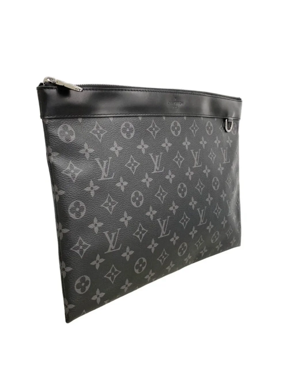 Louis Vuitton Clutch Monogram Eclipse Pochette Discovery Black